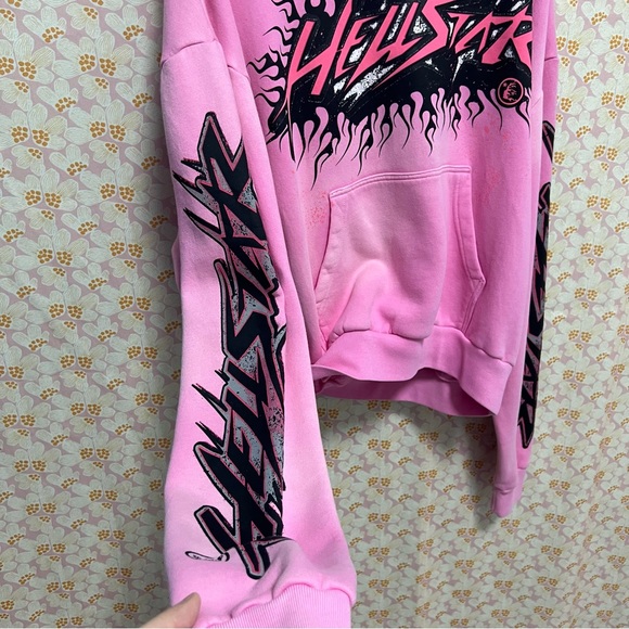 Hellstar Pink Logo Lettering Print - Picture 3 of 9